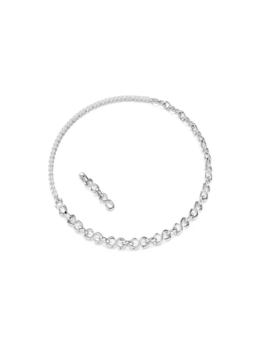 Колье с кристаллами Swarovski Zirconia — изображение 4 из 6, оттенок белый