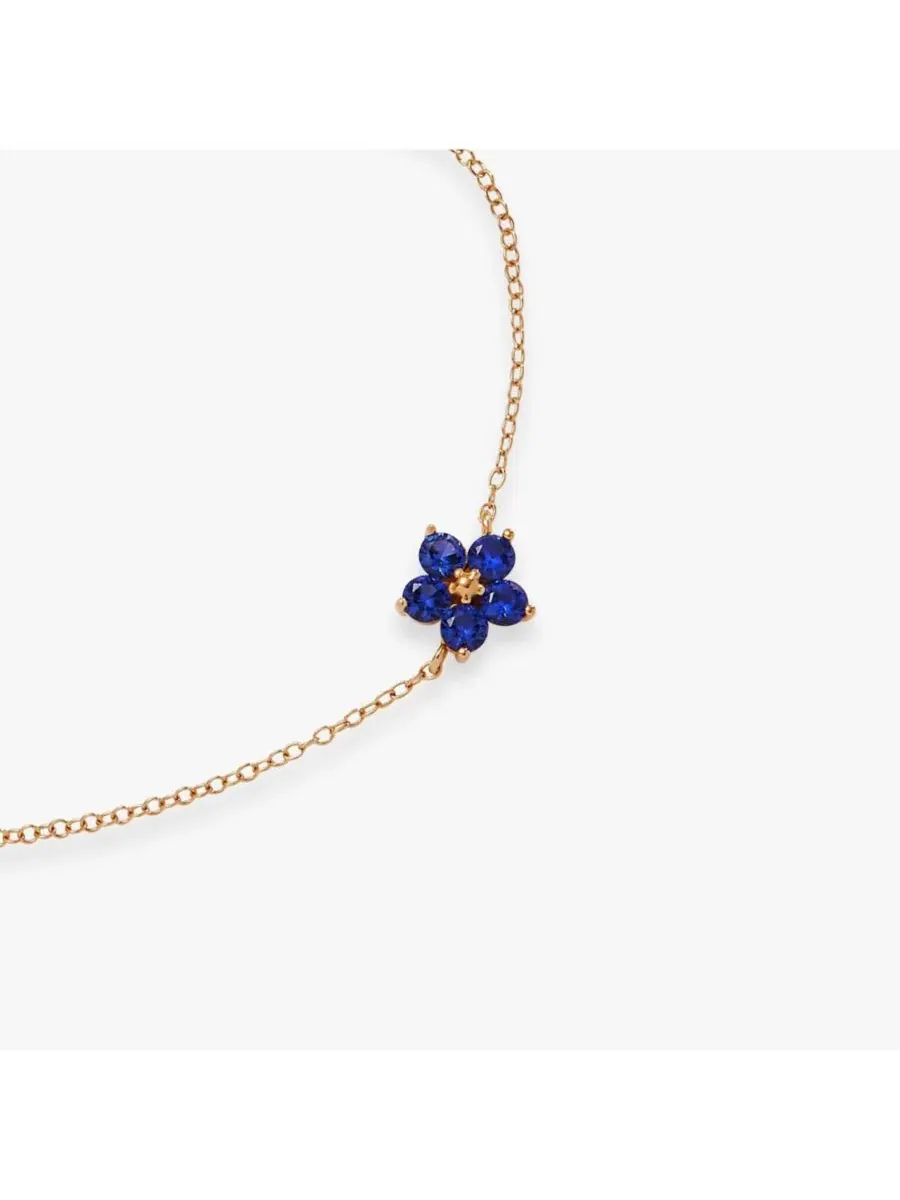 Браслет с хрустальным цветком незабудки Alex And Ani — изображение 2 из 3, оттенок нет цвета