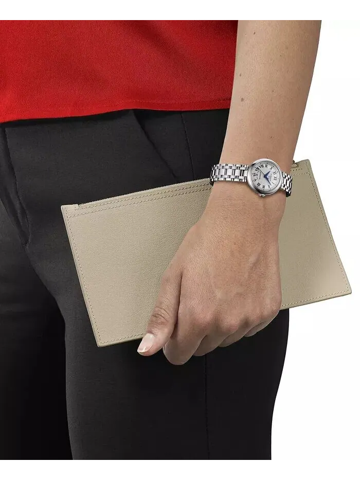 Женские часы Bellissima с браслетом из нержавеющей стали, 29 мм Tissot — изображение 5 из 5, оттенок белый