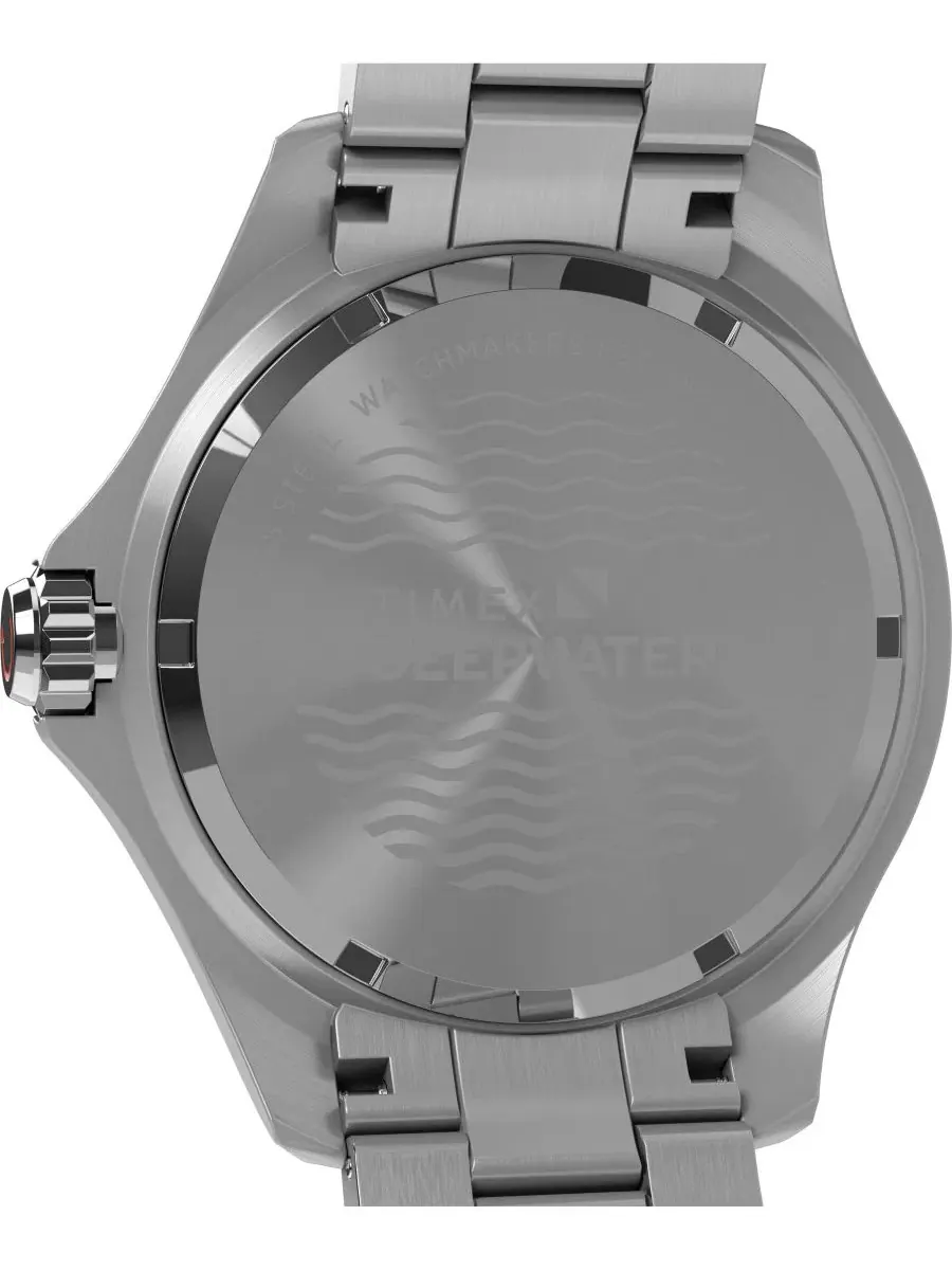 Мужские часы 44 мм из нержавеющей стали Timex — изображение 3 из 6, оттенок серебряный