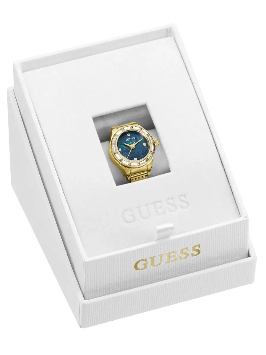 Женские часы-кольцо GUESS, 18 мм — изображение 3 из 3, оттенок золото