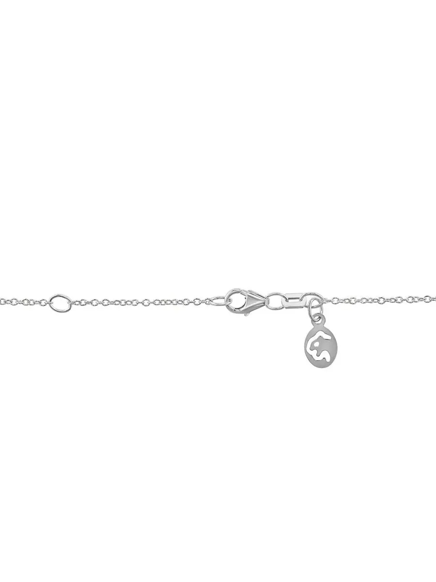Подвеска-кулон с жемчугом и бриллиантами EFFY Collection — изображение 2 из 6, оттенок серебристый