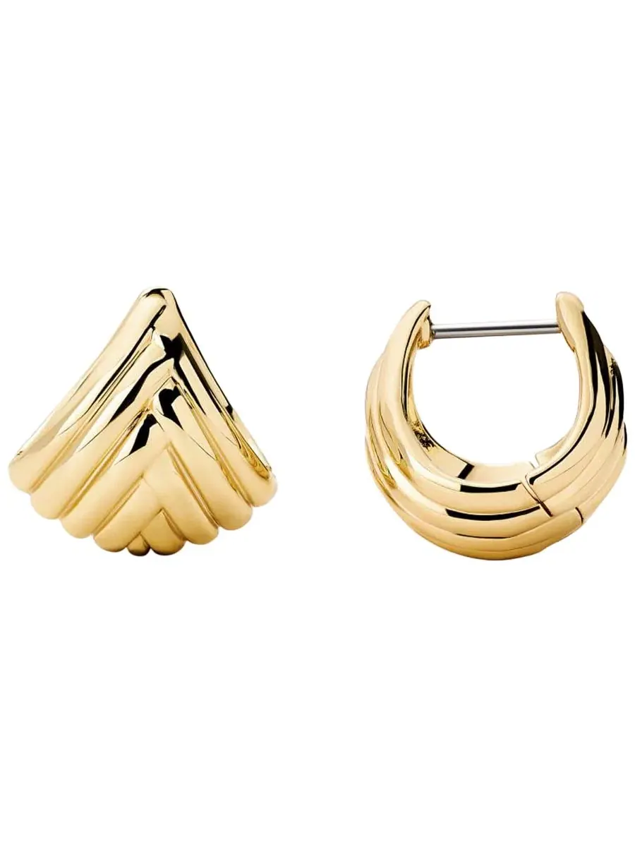 Серьги-конго с текстурой, 14K золотое покрытие, Haven Ana Luisa — изображение 1 из 4