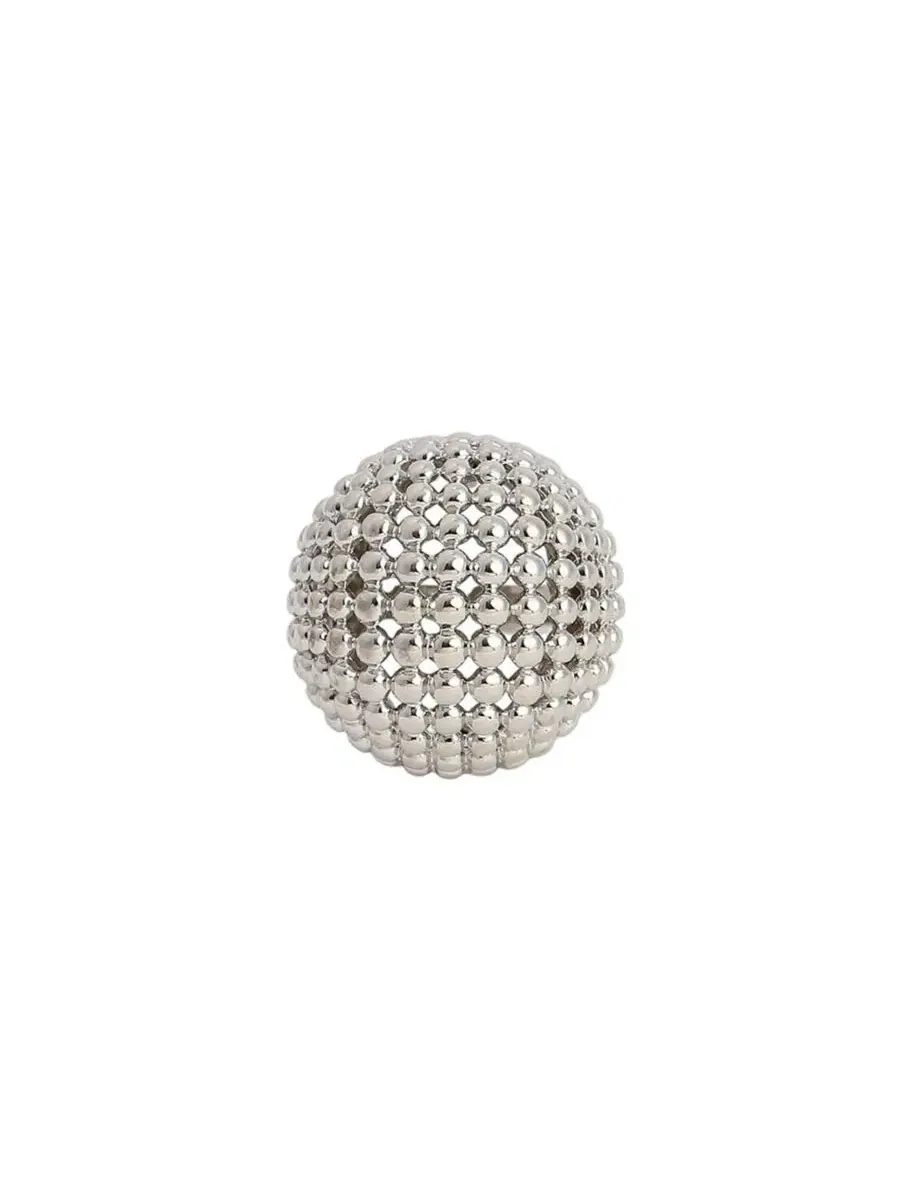 Кольцо-колье с кристаллами The Disco Ball Statement Ring SOHI — изображение 5 из 6, оттенок серебряный
