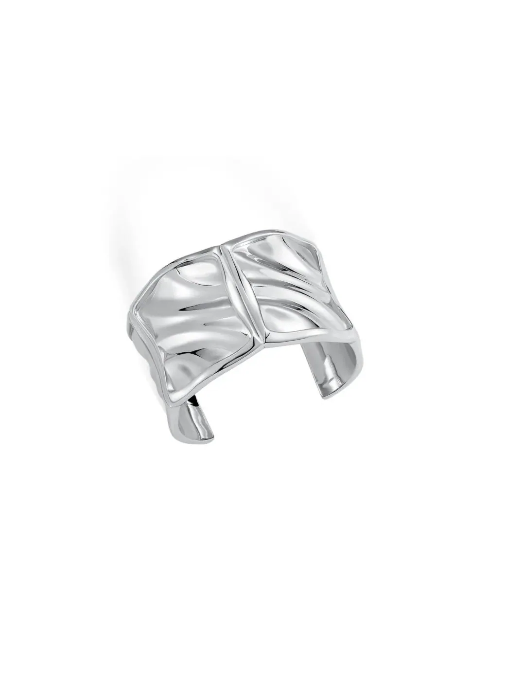 Браслет-манжета Tidal Glow Cuff RETRO CHIC — изображение 1 из 3, оттенок серебряный