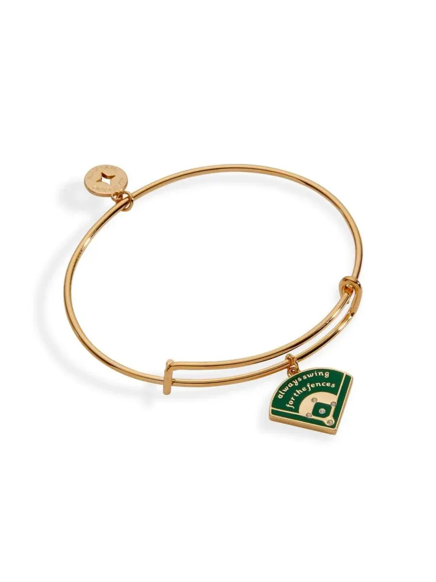 Браслет-шарм Always Swing for the Fences Alex and Ani — изображение 2 из 3, оттенок нет цвета