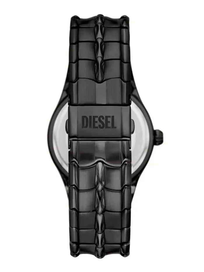 Мужские часы Vert Quartz Three Hand Date, черные, из нержавеющей стали, 44 мм Diesel — изображение 3 из 3