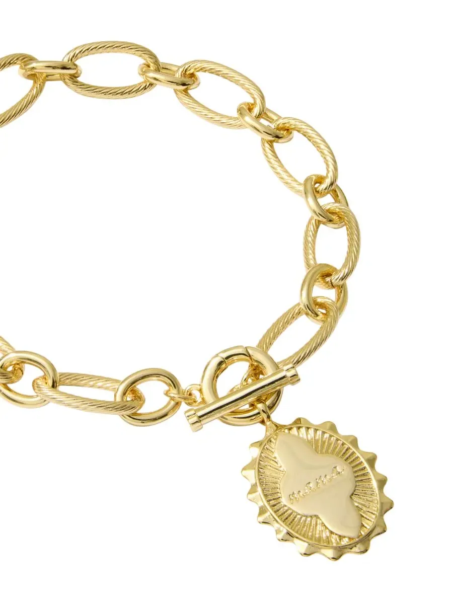 Браслет Mama из звеньев и цепочки с покрытием из 14-каратного золота Kendra Scott — изображение 3 из 3, оттенок золото