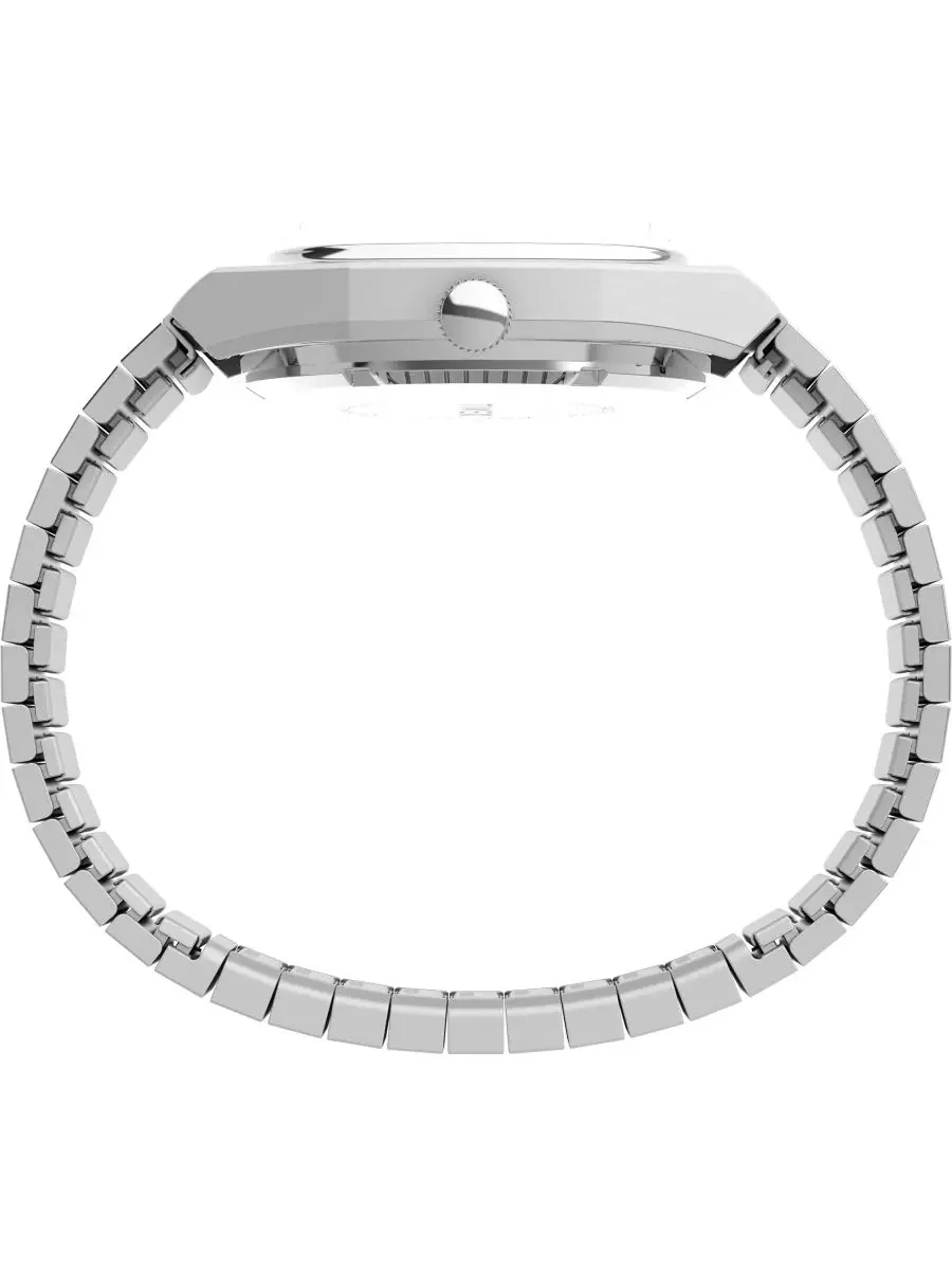Наручные часы автоматические с браслетом из нержавеющей стали, 34 мм Timex — изображение 2 из 7, оттенок серебряный