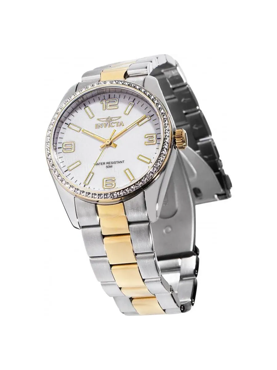 Женские часы Specialty Quartz PC21 Dial Watch Invicta — изображение 2 из 3, оттенок золото