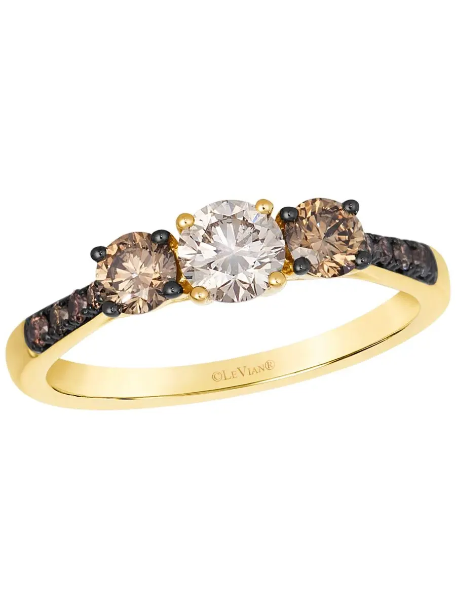 Кольцо с хрустальными бриллиантами 0.82 ct Le Vian