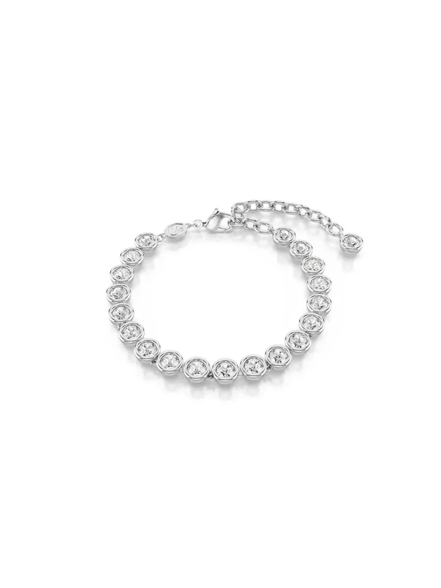 Браслет Imber с круглыми кристаллами Swarovski — изображение 1 из 4, оттенок серебряный