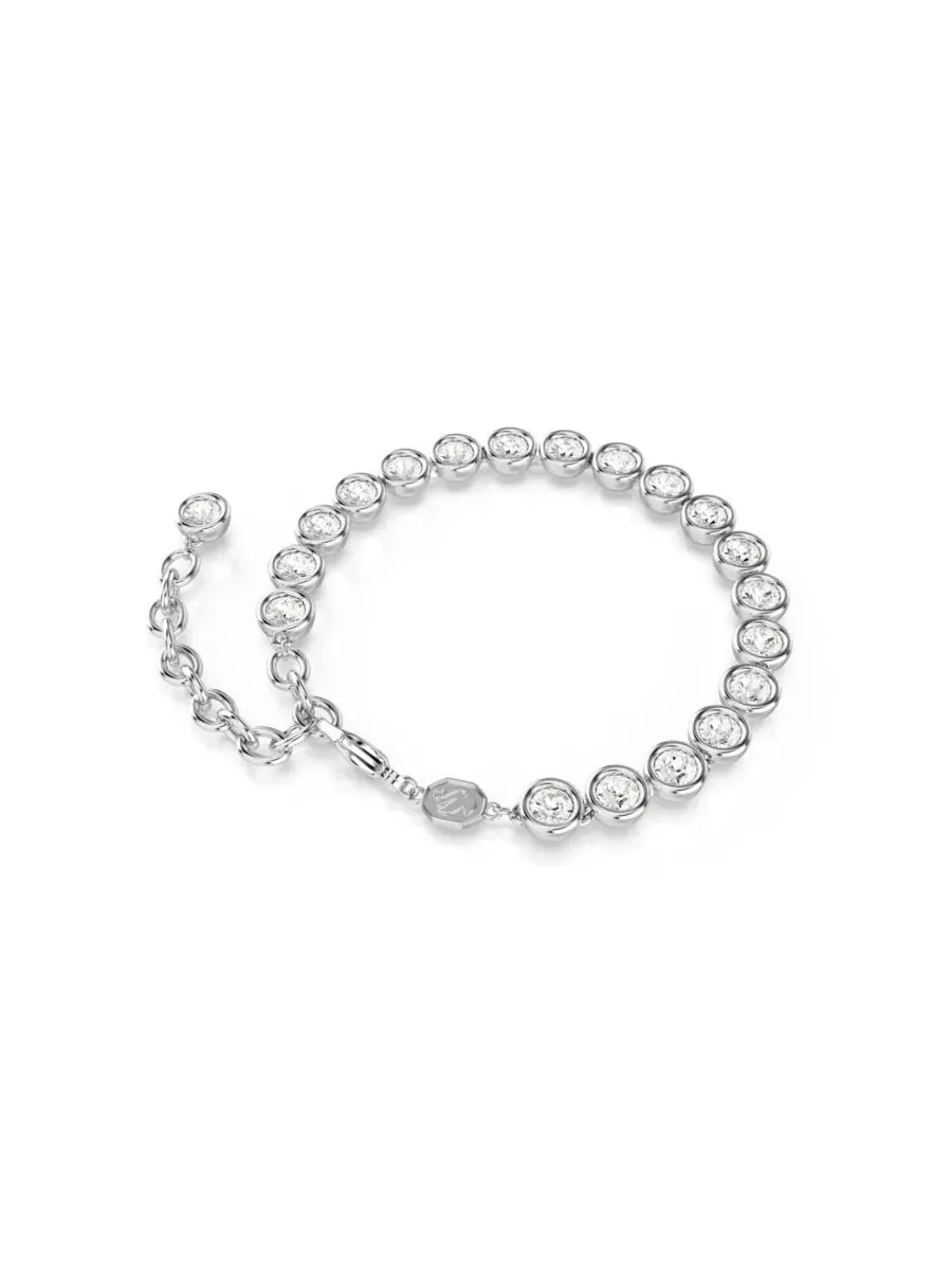 Браслет Imber с круглыми кристаллами Swarovski — изображение 2 из 4, оттенок серебряный