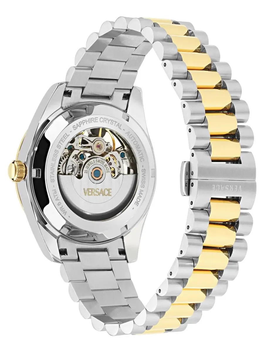 Мужские часы Millenyium Automatic из нержавеющей стали, 40 мм Versace — изображение 3 из 3, оттенок мульти