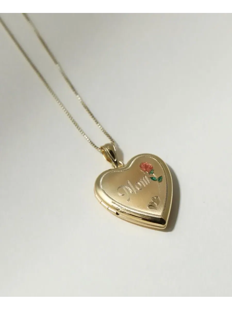 Кулон-медальон с фотографией Mom Mini Rose The M Jewelers — изображение 4 из 7, оттенок золото