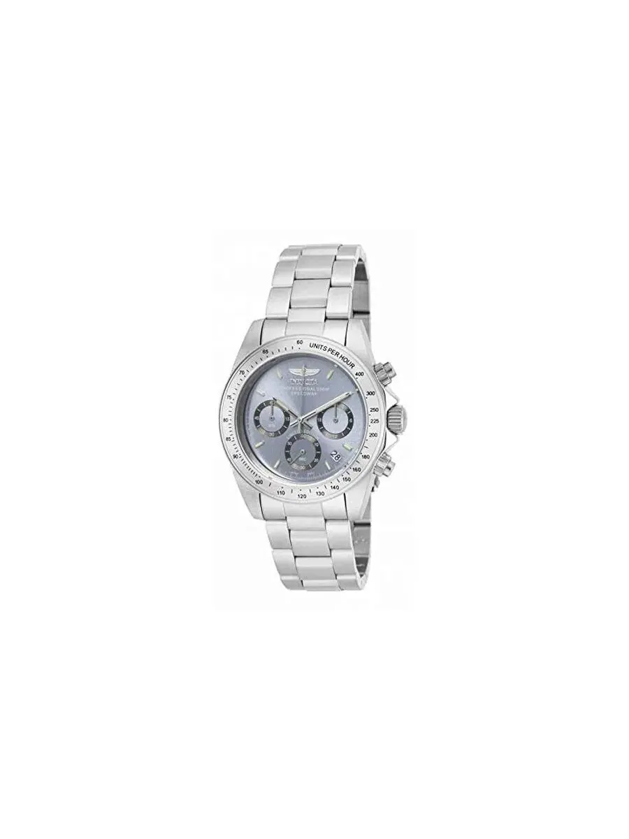Мужские часы Speedway Quartz Chronograph Charcoal Dial Invicta — изображение 1 из 3, оттенок серебряный