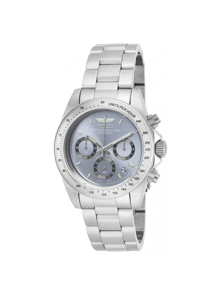 Мужские часы Speedway Quartz Chronograph Charcoal Dial Invicta — изображение 2 из 3, оттенок серебряный