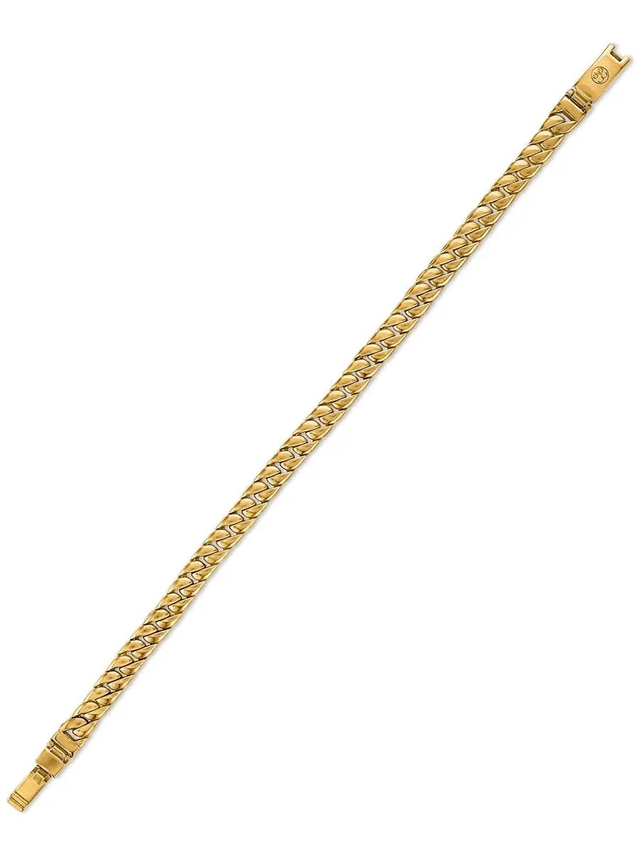Браслет-цепочка Esquire Men's Jewelry, двухслойный — изображение 2 из 3, оттенок желтый