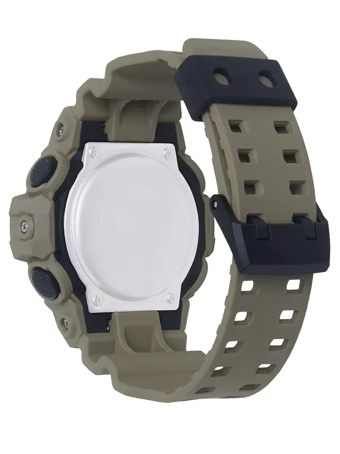 Мужские аналого-цифровые часы с бежевым ремешком из смолы 53 мм G-Shock — изображение 3 из 5, оттенок бежевый/черный