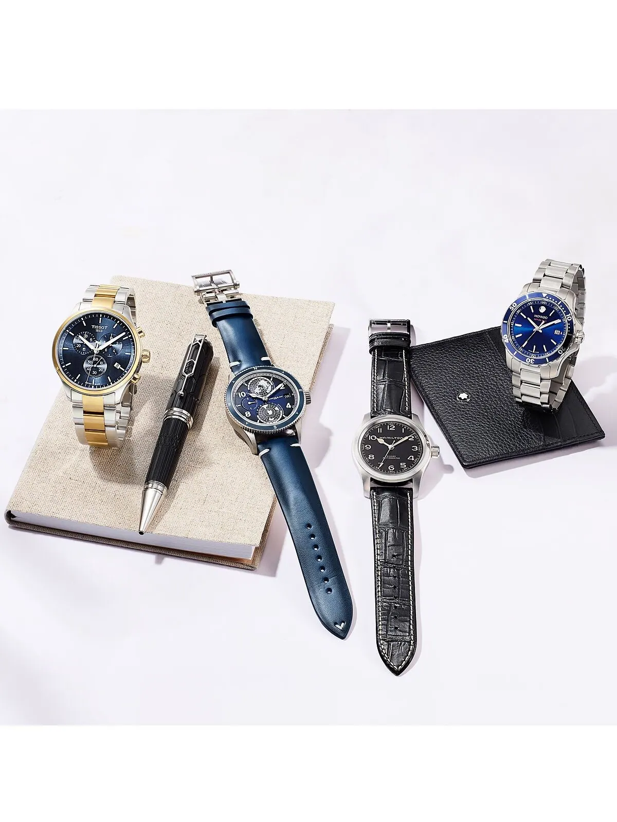 Мужские швейцарские часы с хронографом Chrono XL, классические двухцветные часы-браслет из — изображение 6 из 10
