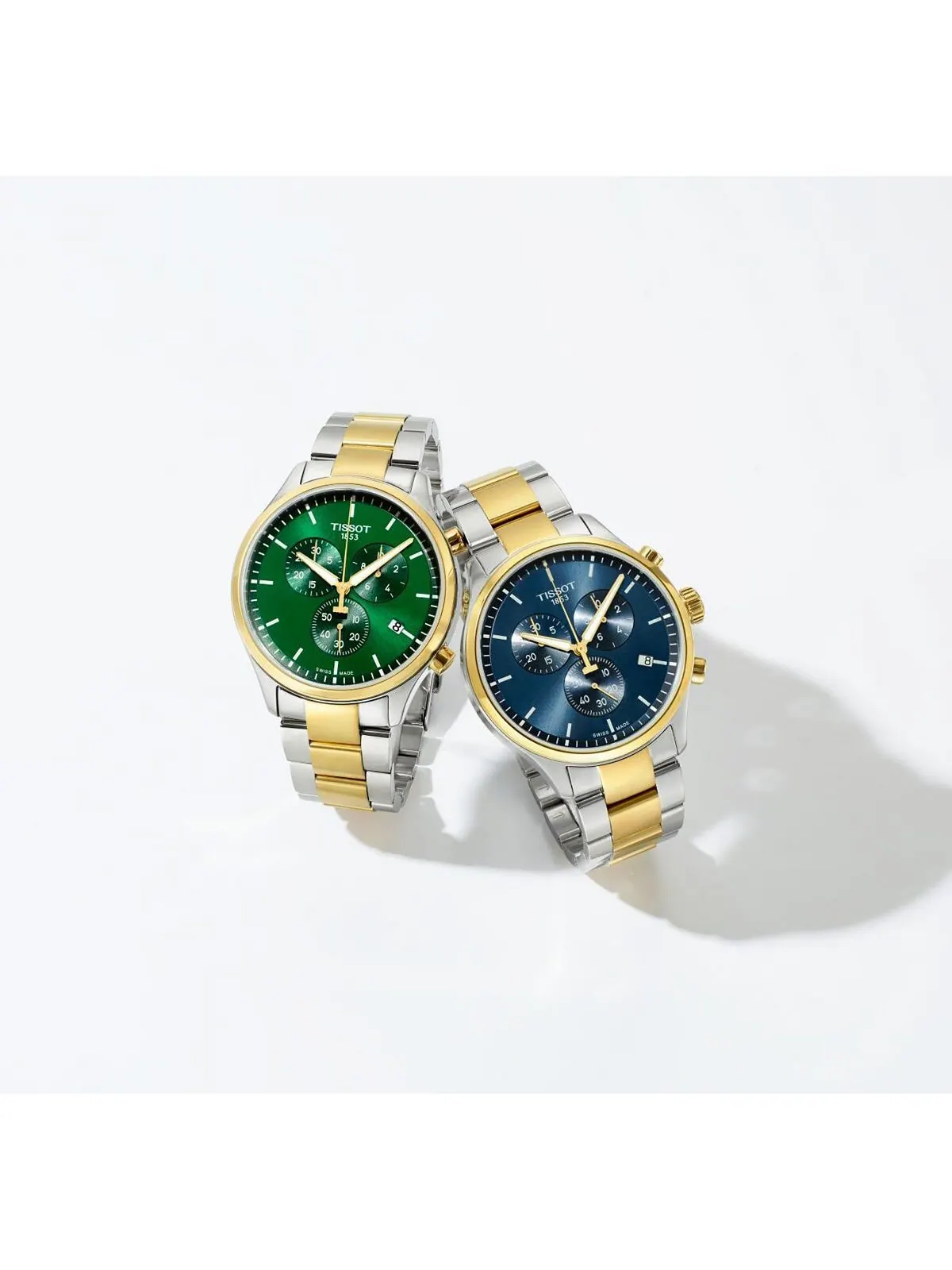 Мужские швейцарские часы с хронографом Chrono XL, классические двухцветные часы-браслет из — изображение 10 из 10