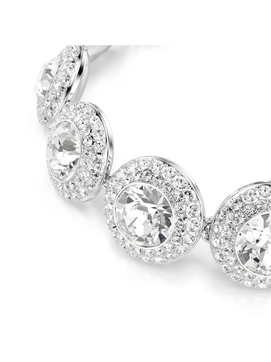 Браслет Swarovski Una Angelic с родиевым покрытием Swarovski — изображение 5 из 7, оттенок серебристый прозрачный