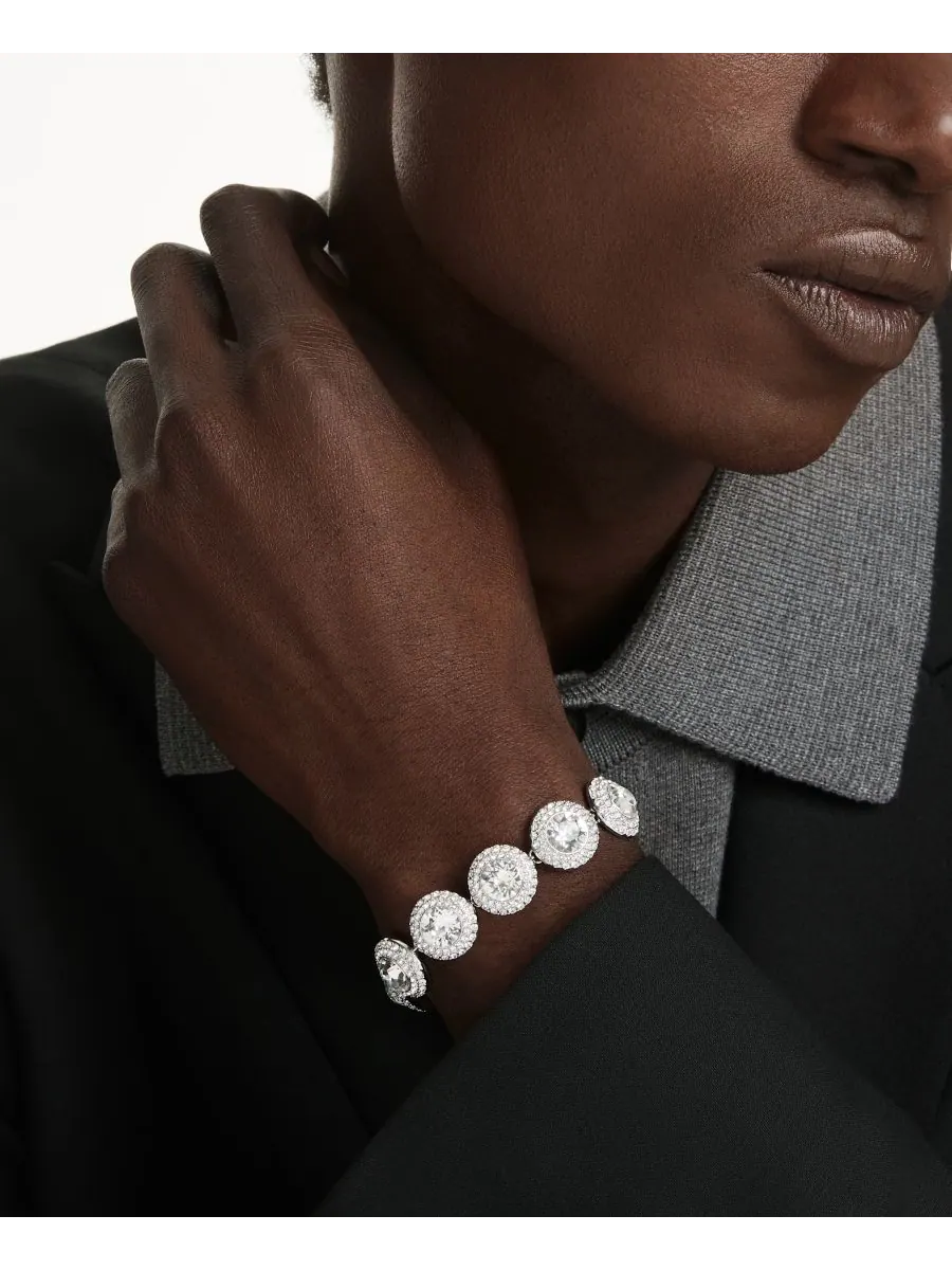 Браслет Swarovski Una Angelic с родиевым покрытием Swarovski — изображение 6 из 7, оттенок серебристый прозрачный