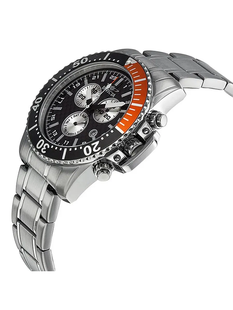 Мужские часы Pro Diver Chronograph GMT с хронографом Invicta — изображение 2 из 3, оттенок серебряный