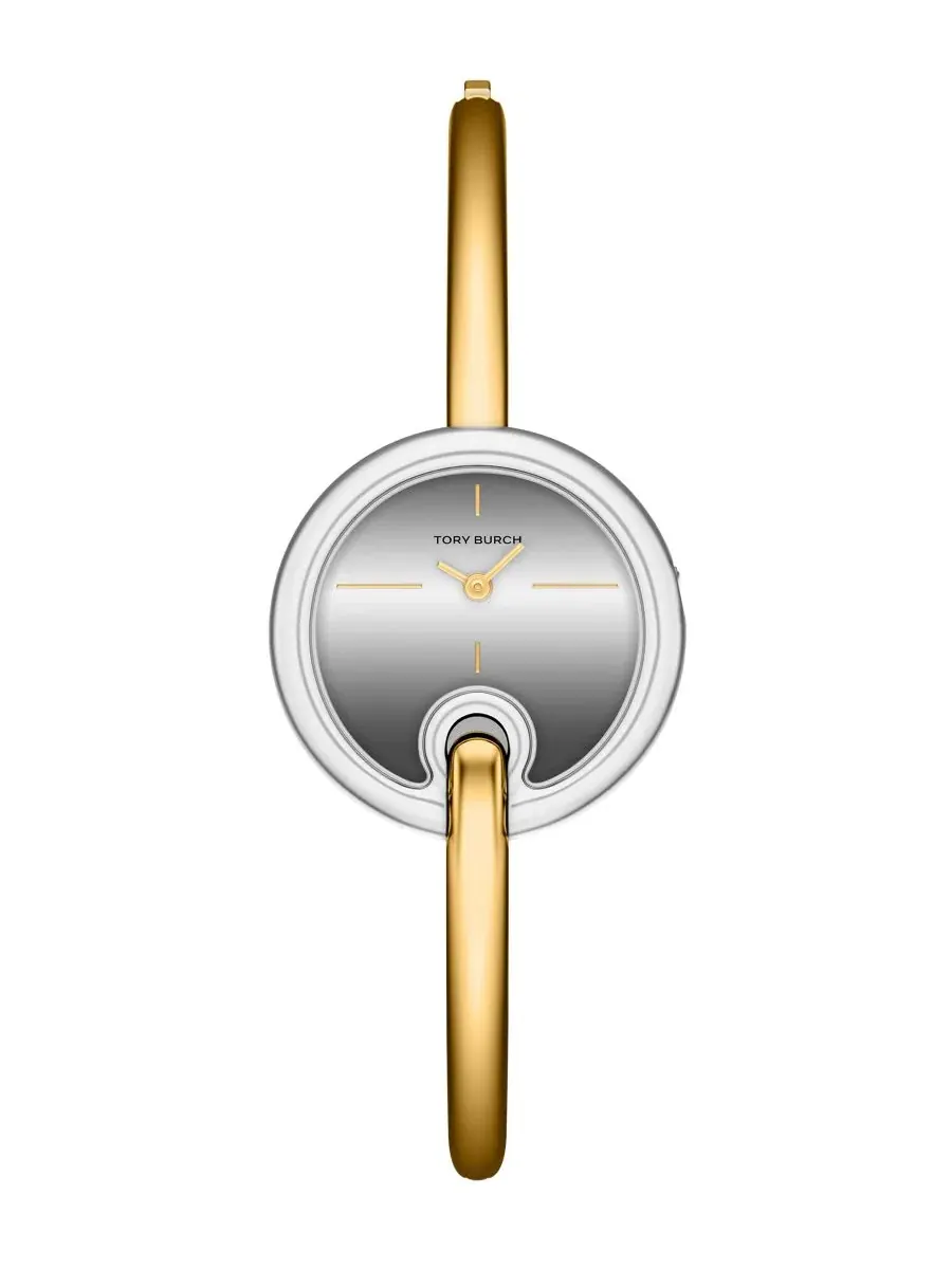 Женские часы с золотистым браслетом-обручем, 30 мм Tory Burch