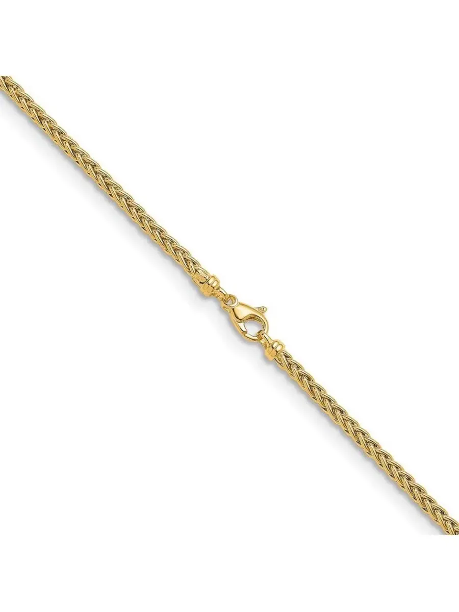 Браслет из золота 18к, плетение Spiga, 19 см, 3.1 мм Curata Jewelry — изображение 4 из 7, оттенок нет цвета