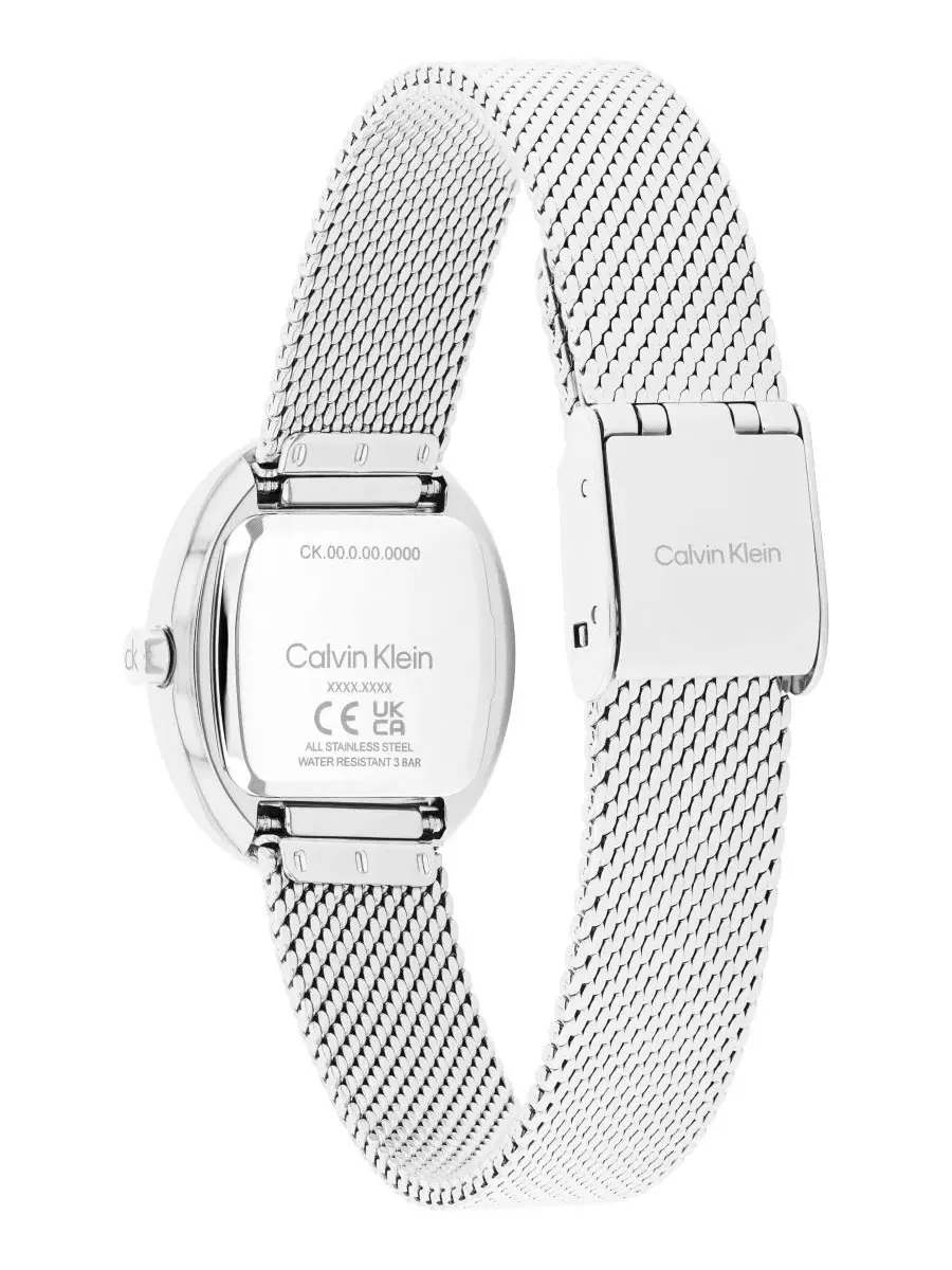 Женские часы Calvin Klein с браслетом из нержавеющей стали — изображение 3 из 5, оттенок серебряный