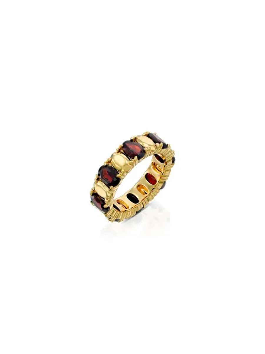 Кольцо вечности с гранатами Sereia Thea Ring
