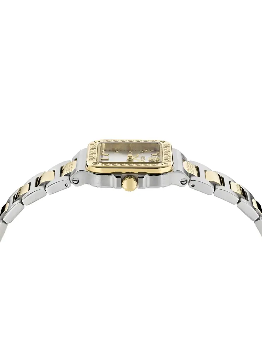 Женские наручные часы Greca Edge с двухцветным браслетом, 30x30 мм Versace — изображение 2 из 4, оттенок мульти