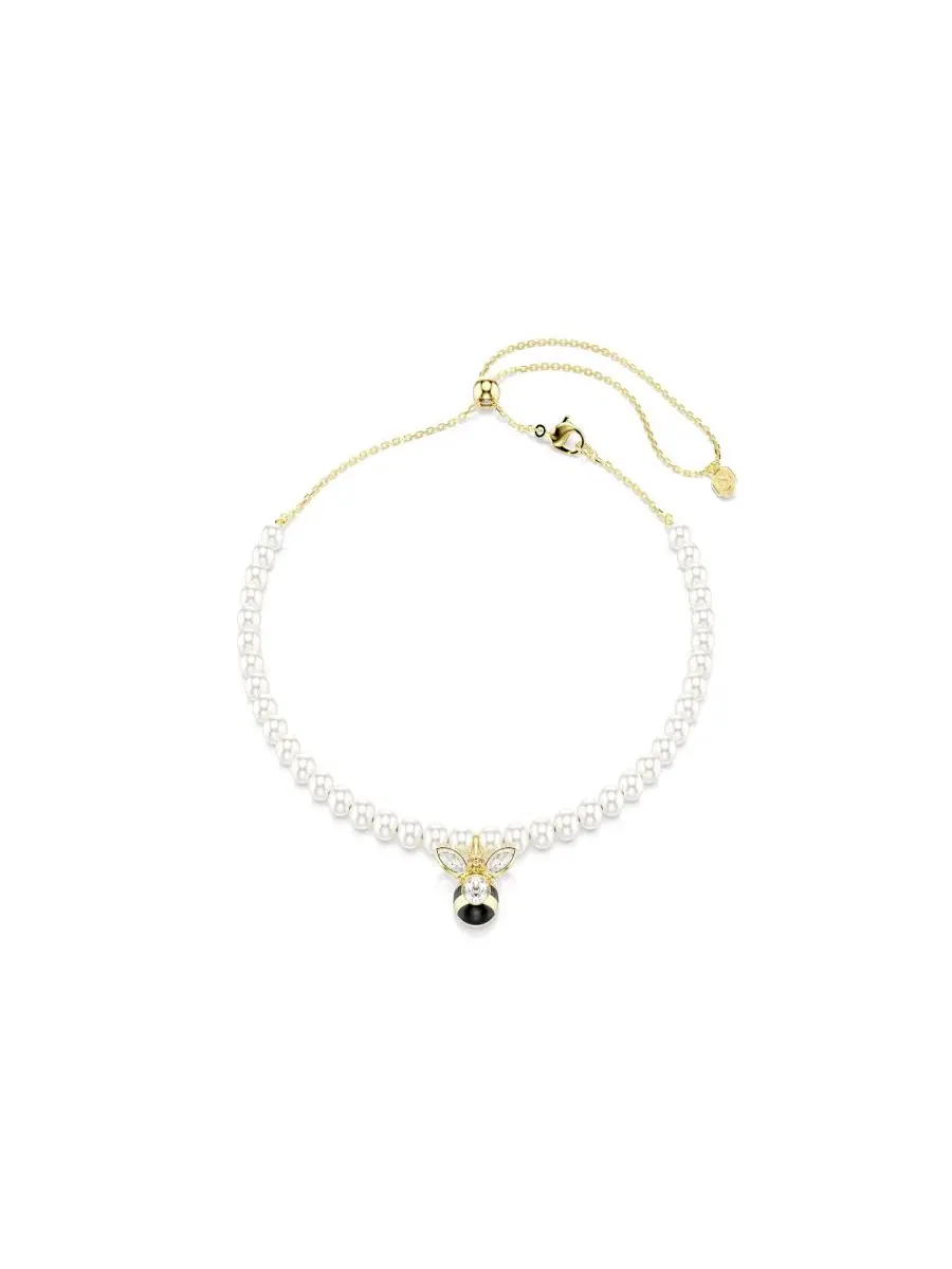 Колье-чокер «Пчела Идиллия» золотистого цвета Swarovski — изображение 1 из 5, оттенок золото