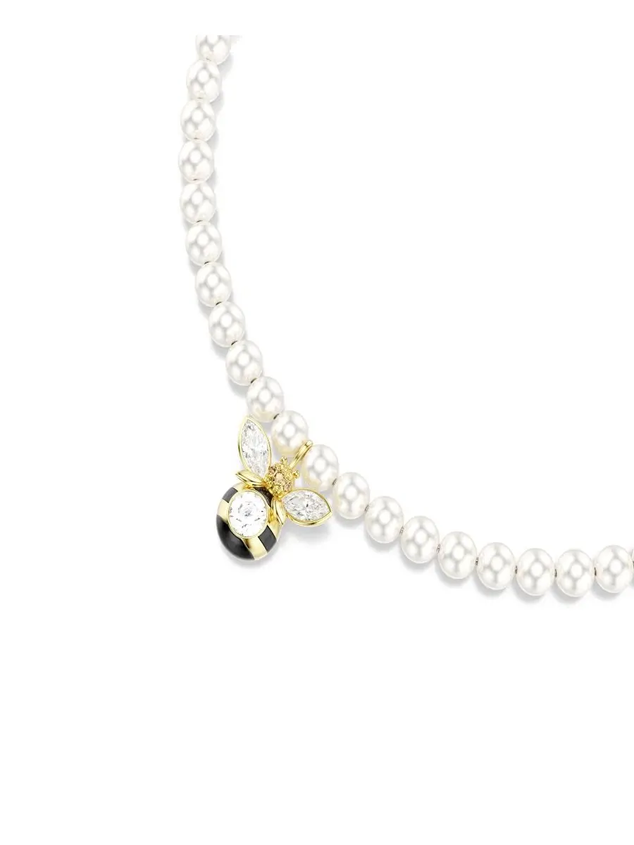 Колье-чокер «Пчела Идиллия» золотистого цвета Swarovski — изображение 2 из 5, оттенок золото