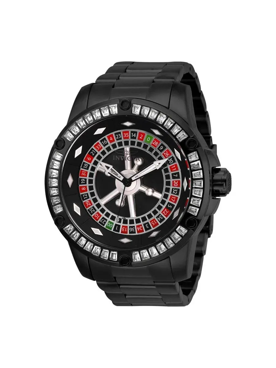 Мужские часы Specialty Automatic 3 Hand с черным циферблатом Invicta — изображение 1 из 3, оттенок черный