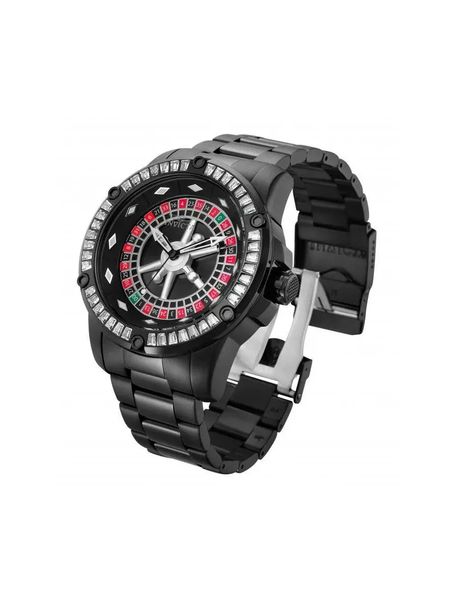 Мужские часы Specialty Automatic 3 Hand с черным циферблатом Invicta — изображение 2 из 3, оттенок черный