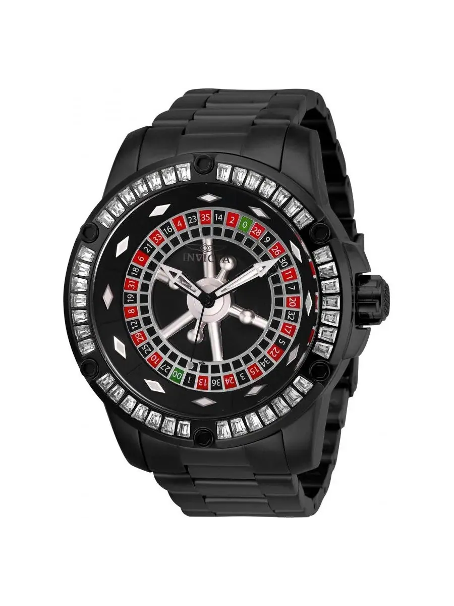 Мужские часы Specialty Automatic 3 Hand с черным циферблатом Invicta — изображение 3 из 3, оттенок черный