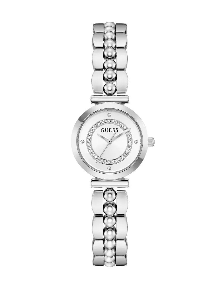 Женские часы с кварцевым механизмом, корпус из стали 26 мм GUESS
