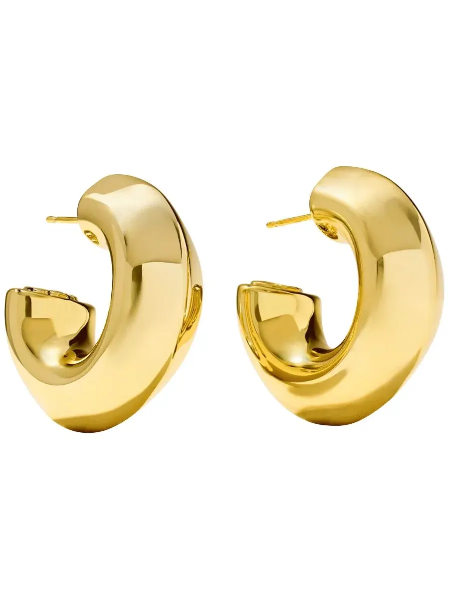 Серьги-кольца Kendra Scott Embry, 14k золотое покрытие — изображение 2 из 3