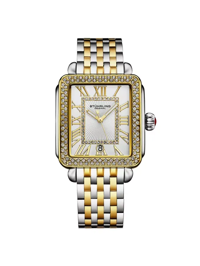 VivreLuxe 34 мм прямоугольные женские кварцевые модные часы Stuhrling