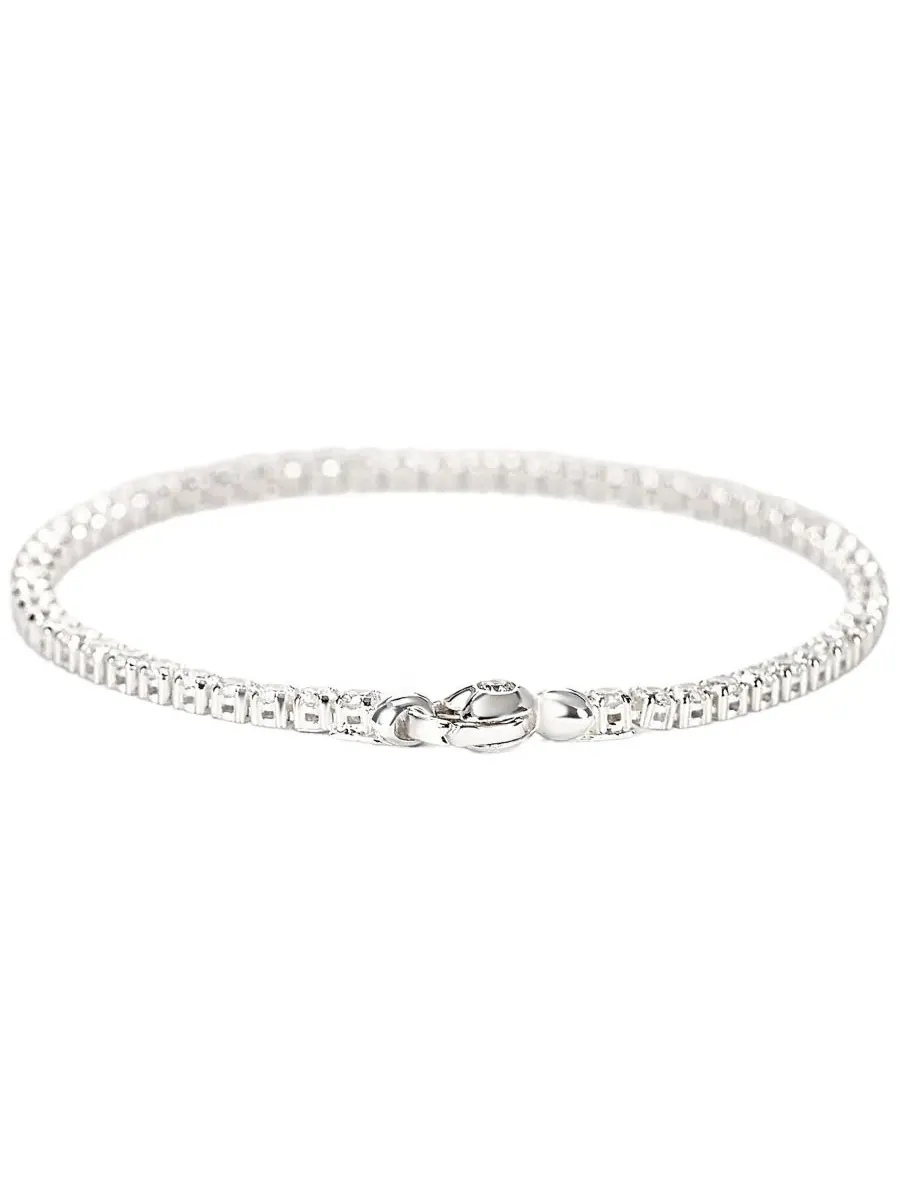 Браслет-теннис из стерлингового серебра с кубическим цирконием Primavera Sterling Silver Cubic — изображение 3 из 3
