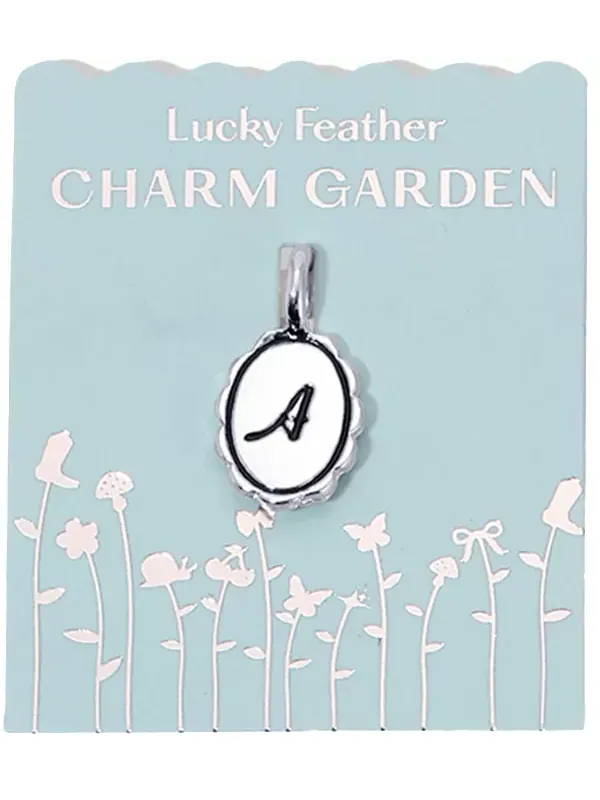 Шарм-Сад - серебряный - фигурный начальный шарм Lucky Feather — изображение 2 из 2