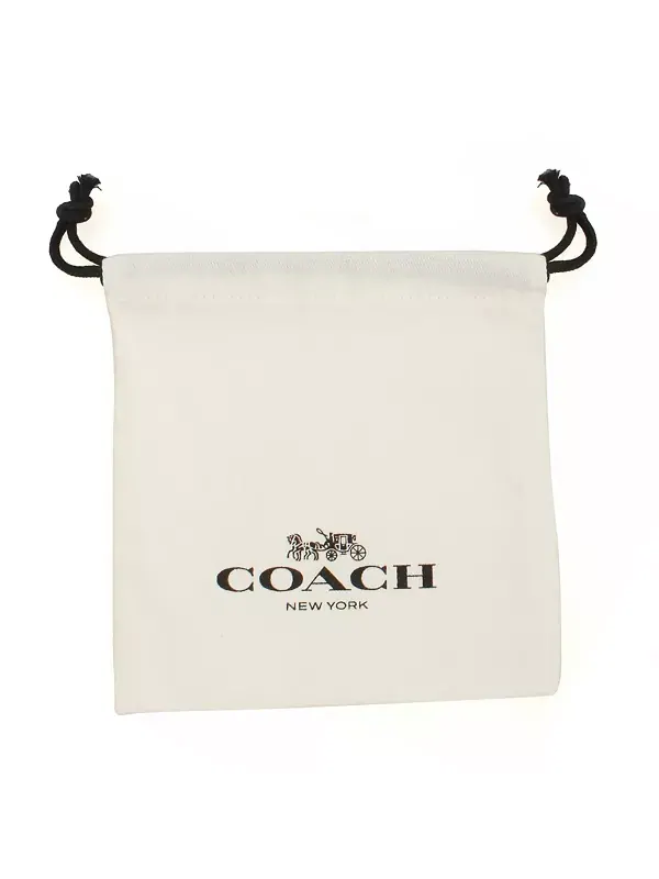 Кулон в форме сердца из искусственного камня, ожерелье с мотивом сердца Coach — изображение 3 из 3, оттенок золото
