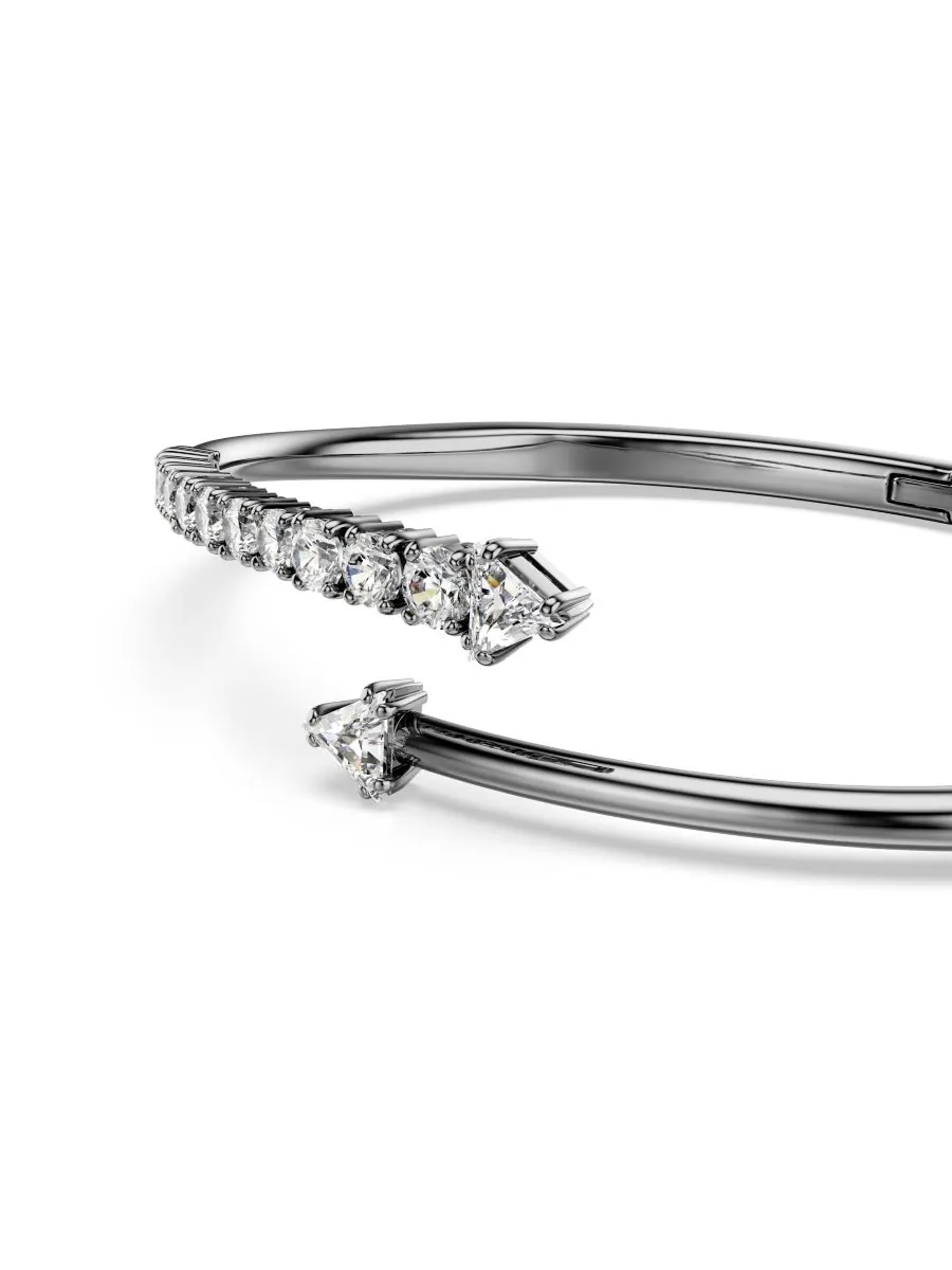 Браслет Swarovski Sublima с рутениевым покрытием Swarovski — изображение 3 из 7, оттенок серый