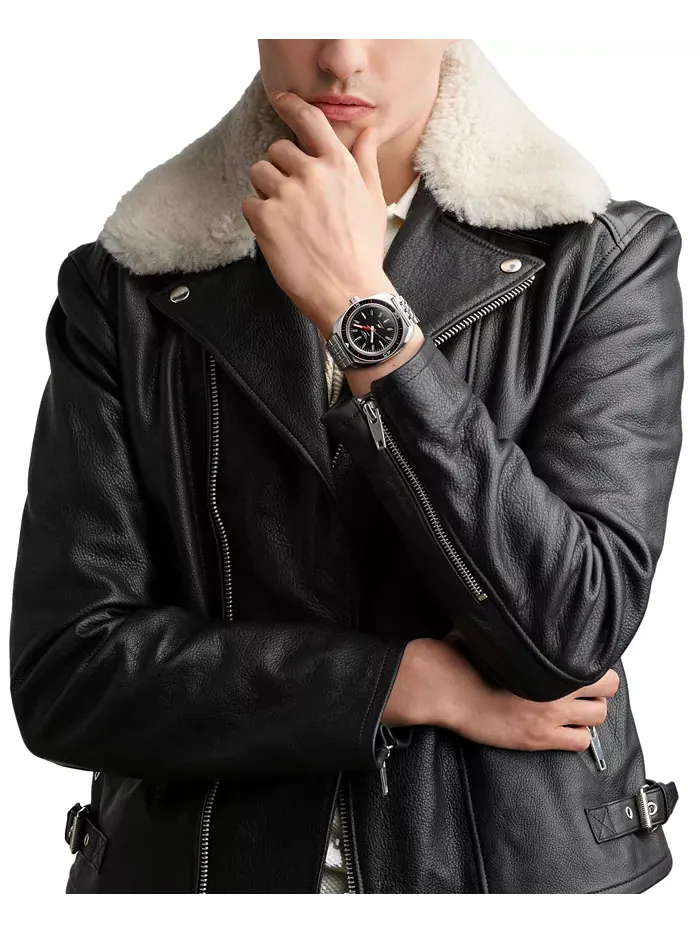 Мужские швейцарские автоматические часы Ultra-Chron на стальном браслете, 43 мм Longines — изображение 5 из 5