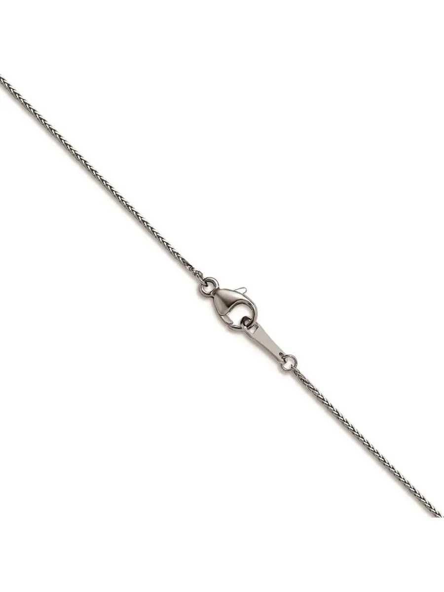 Цепочка Spiga из цельной платины 950 пробы, толщина 0,7 мм, с блестками Curata Jewelry — изображение 3 из 6