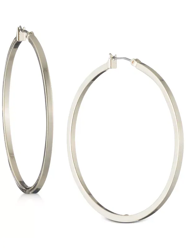 2-Дюймовые тонкие серьги-кольца Dkny