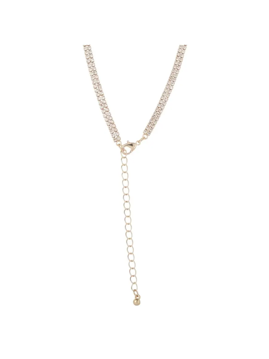 Колье-лариата BCBG Generation Crystal Double Strand Bow BCBGeneration — изображение 7 из 7, оттенок золотистый/прозрачный