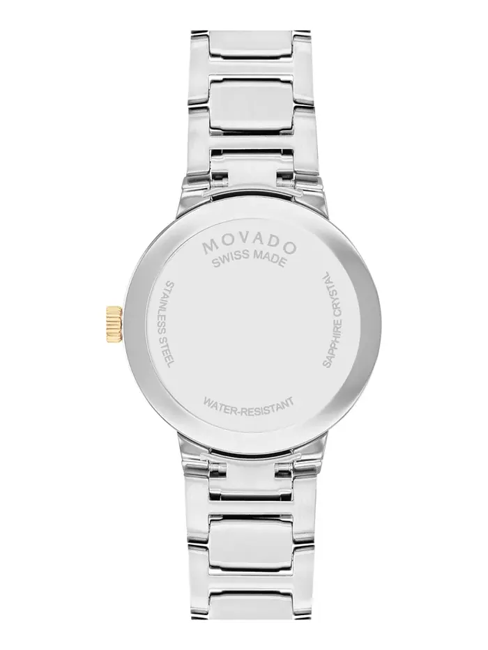 Женские часы Portfolio Swiss Quartz из нержавеющей стали с желтым PVD-покрытием, 28 мм Movado — изображение 3 из 3
